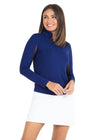 Ibkul Long Sleeve Icefil Solid Mock