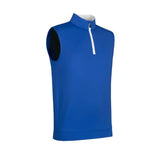 Glenmuir Dunnet Performance Stretch Wind Vest - Light Grey/White