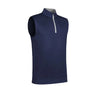 Glenmuir Dunnet Performance Stretch Wind Vest - Light Grey/White