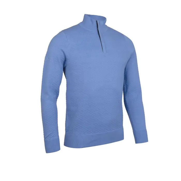 GLENMUIR MENS EXETER COTTON 1/4ZIP SWEATER