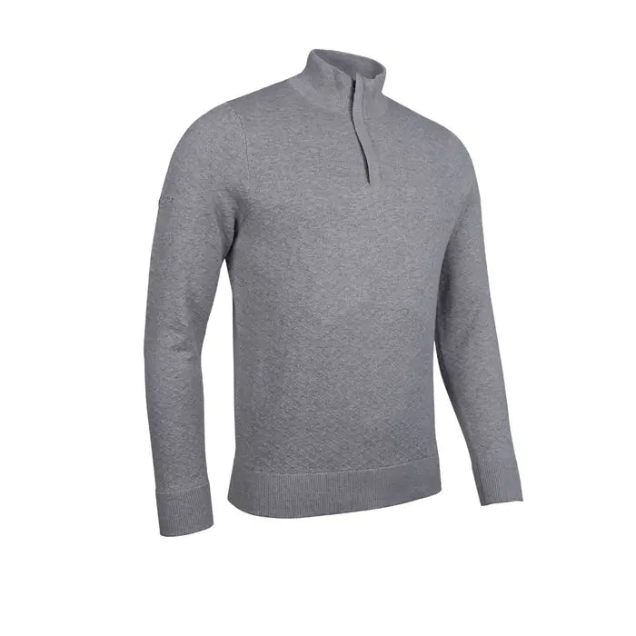 GLENMUIR MENS EXETER COTTON 1/4ZIP SWEATER