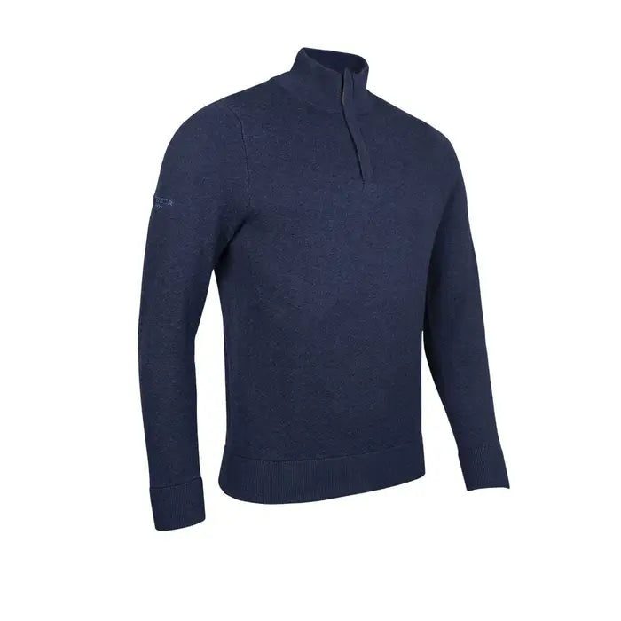 GLENMUIR MENS EXETER COTTON 1/4ZIP SWEATER