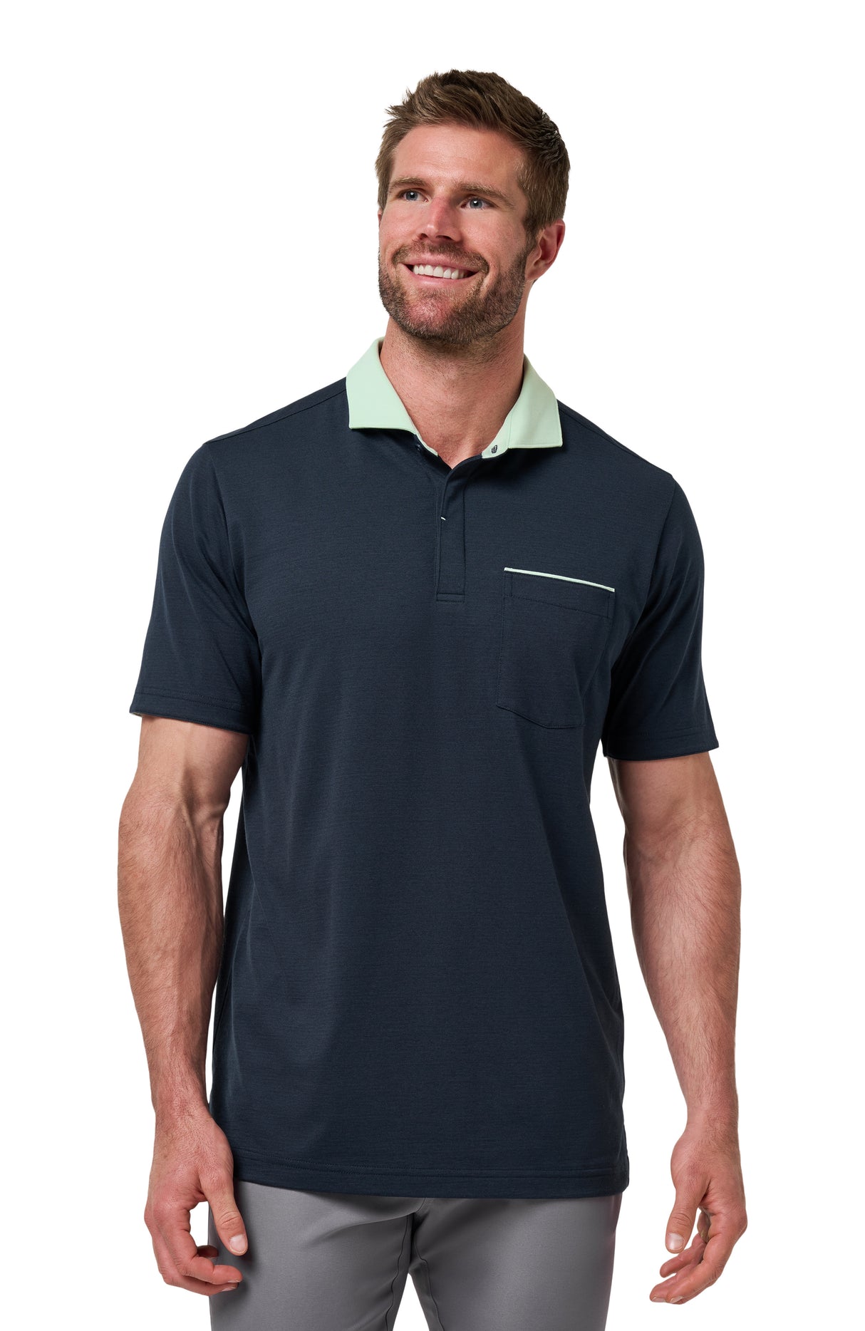 TRAVIS MATHEW MENS FAIRWAY TO HEAVEN POLO