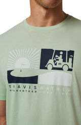 TRAVIS MATHEW MENS PLAYER PARKING T SHIRT