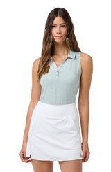 TravisMathews Featherweight Sleeveless Active Ladies Polo