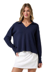 TravisMathew Skyloft Soft V-Neck Ladies Pullover