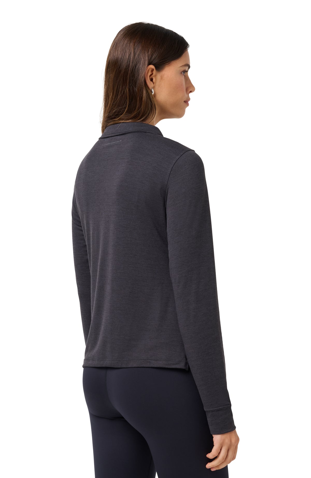 TravisMathew Skyloft Light Zip Long Sleeve Polo