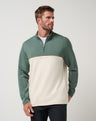 TravisMathew Fibercloud Color Block 1/4 Zip Pullover