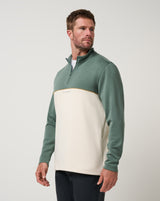 TravisMathew Fibercloud Color Block 1/4 Zip Pullover
