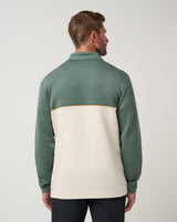 TravisMathew Fibercloud Color Block 1/4 Zip Pullover