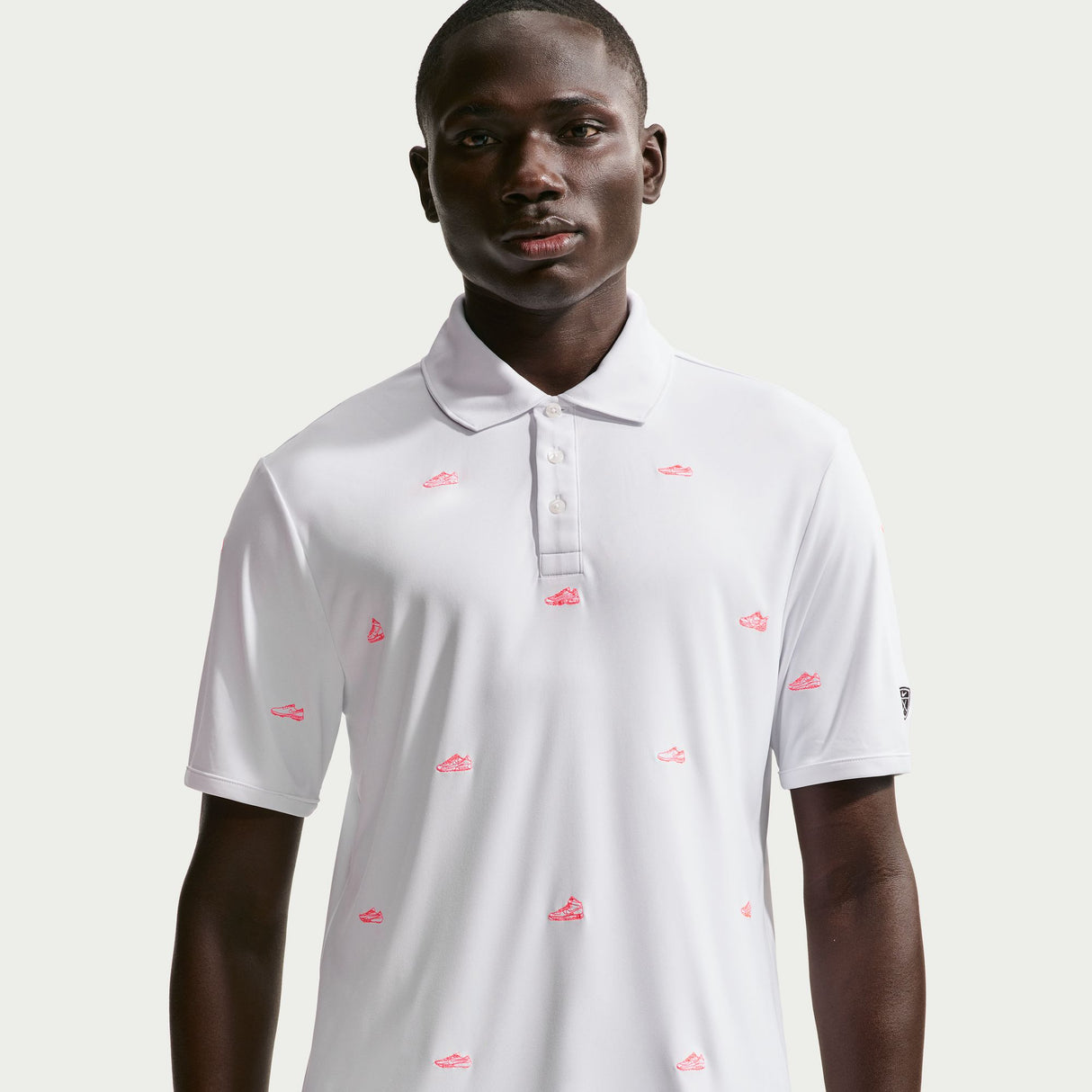 Nike Par Dri Fit Shoe Emblem Polo