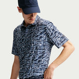 Nike Dri Fit Tartan Camo Print Golf Polo
