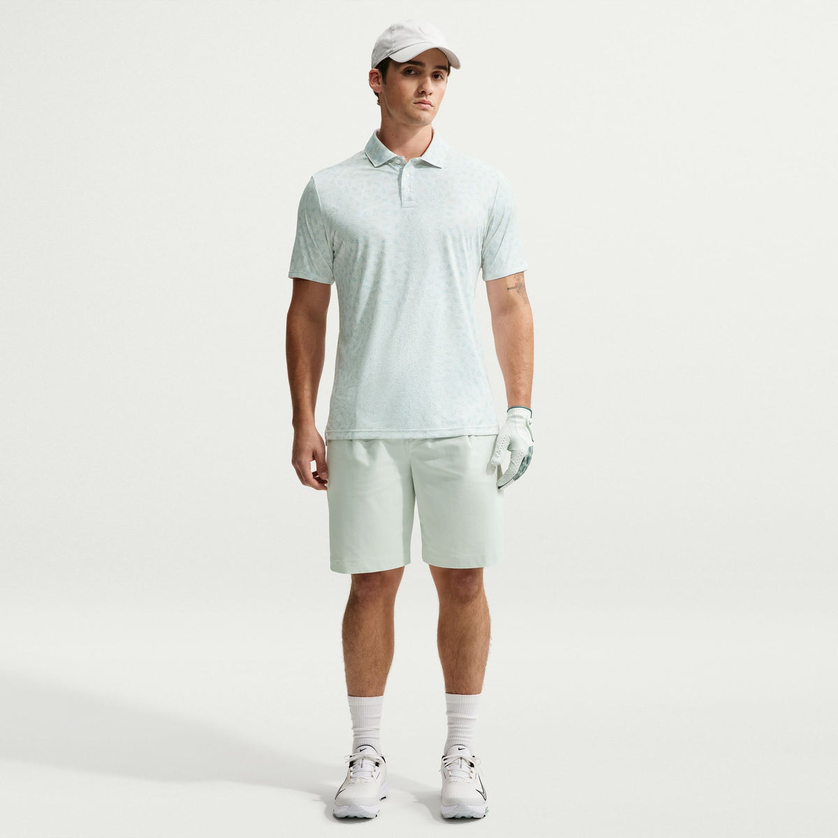 Nike Dri-Fit Grass Print Golf Polo