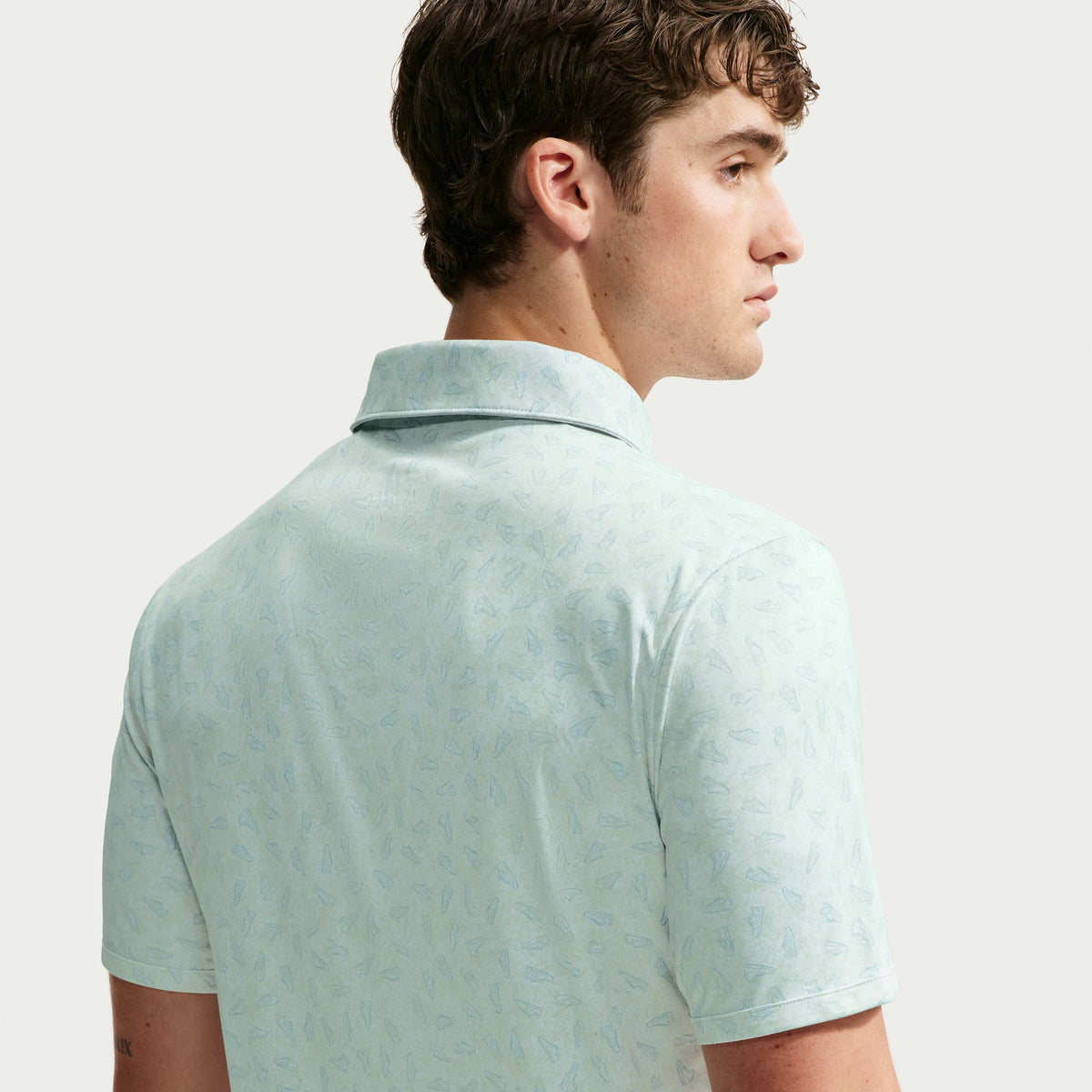 Nike Dri-Fit Grass Print Golf Polo