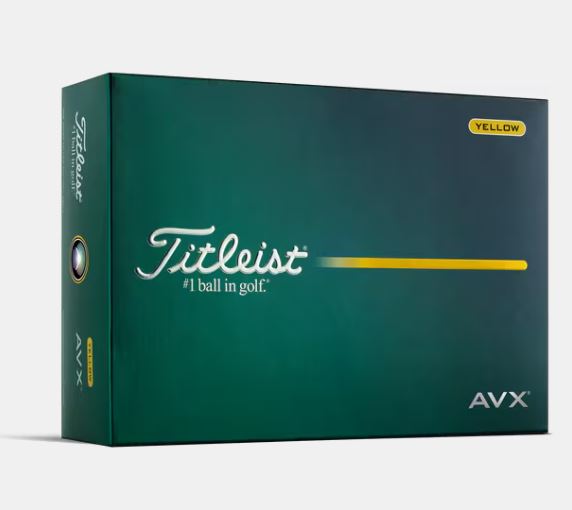 Titleist 2026 AVX Golf Balls 12pk - Yellow