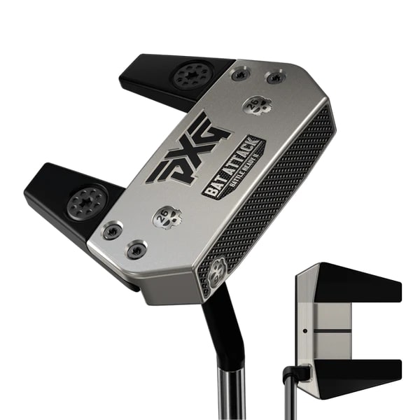 PXG Battle Ready II Bat Attack Putter - Heel Shafted