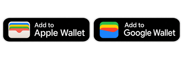 Add to Apple Wallet or Google Wallet