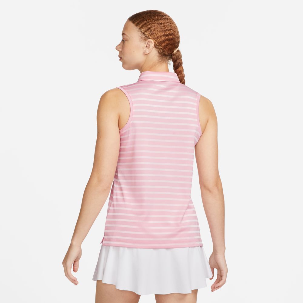 Nike Women's Dri-FIT Victory Sleeveless Stripe Polo