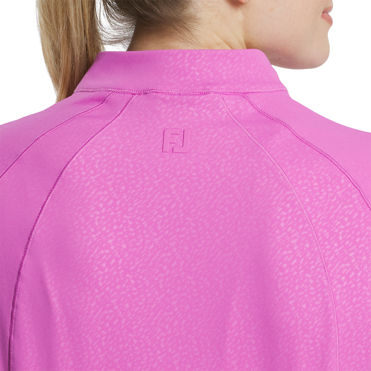 FootJoy Embossed 1/4 Zip Ladies Pullover