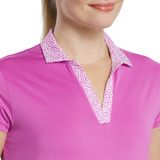 FootJoy Cap Sleeve Print Ladies Polo