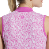 FootJoy Print Open Placket Ladies Sleeveless Polo