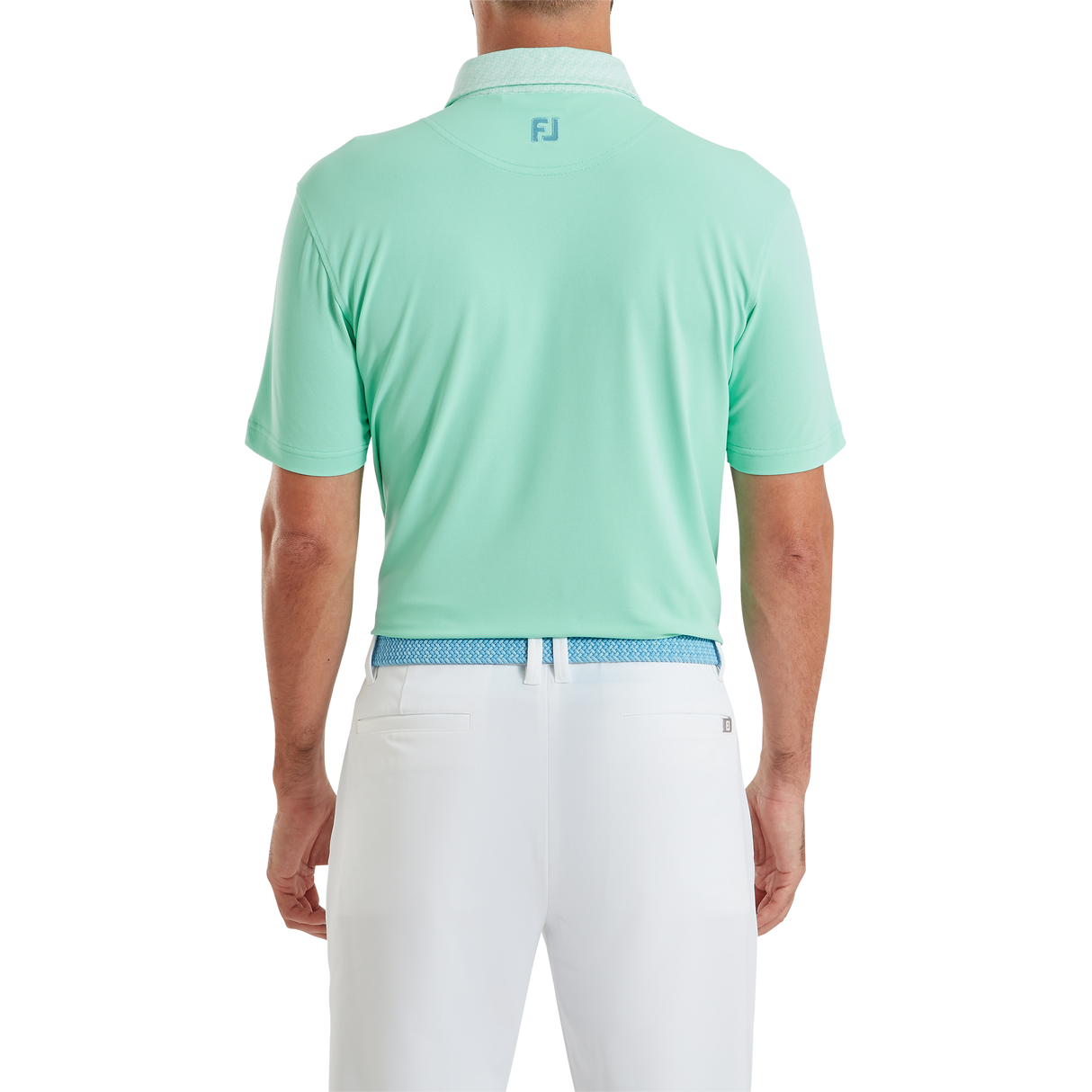 FootJoy Star Geo Trim Pique Polo