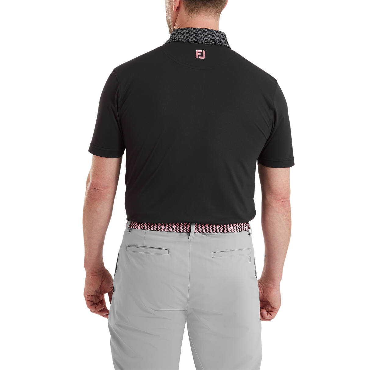 FootJoy Star Geo Trim Pique Polo