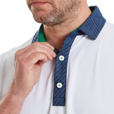 FootJoy Star Geo Trim Pique Polo
