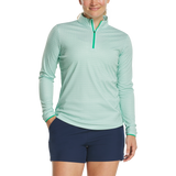 FootJoy Sun Protection Printed 1/4 Zip Ladies Polo