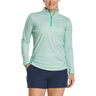 FootJoy Sun Protection Printed 1/4 Zip Ladies Polo