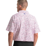 FootJoy Watercolor Foral Print Pique Polo