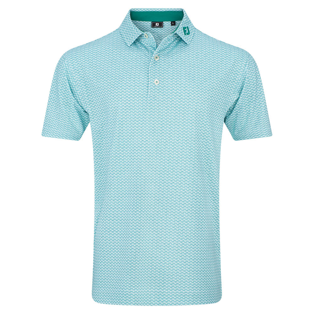 FootJoy Scallop Geo Pique Polo