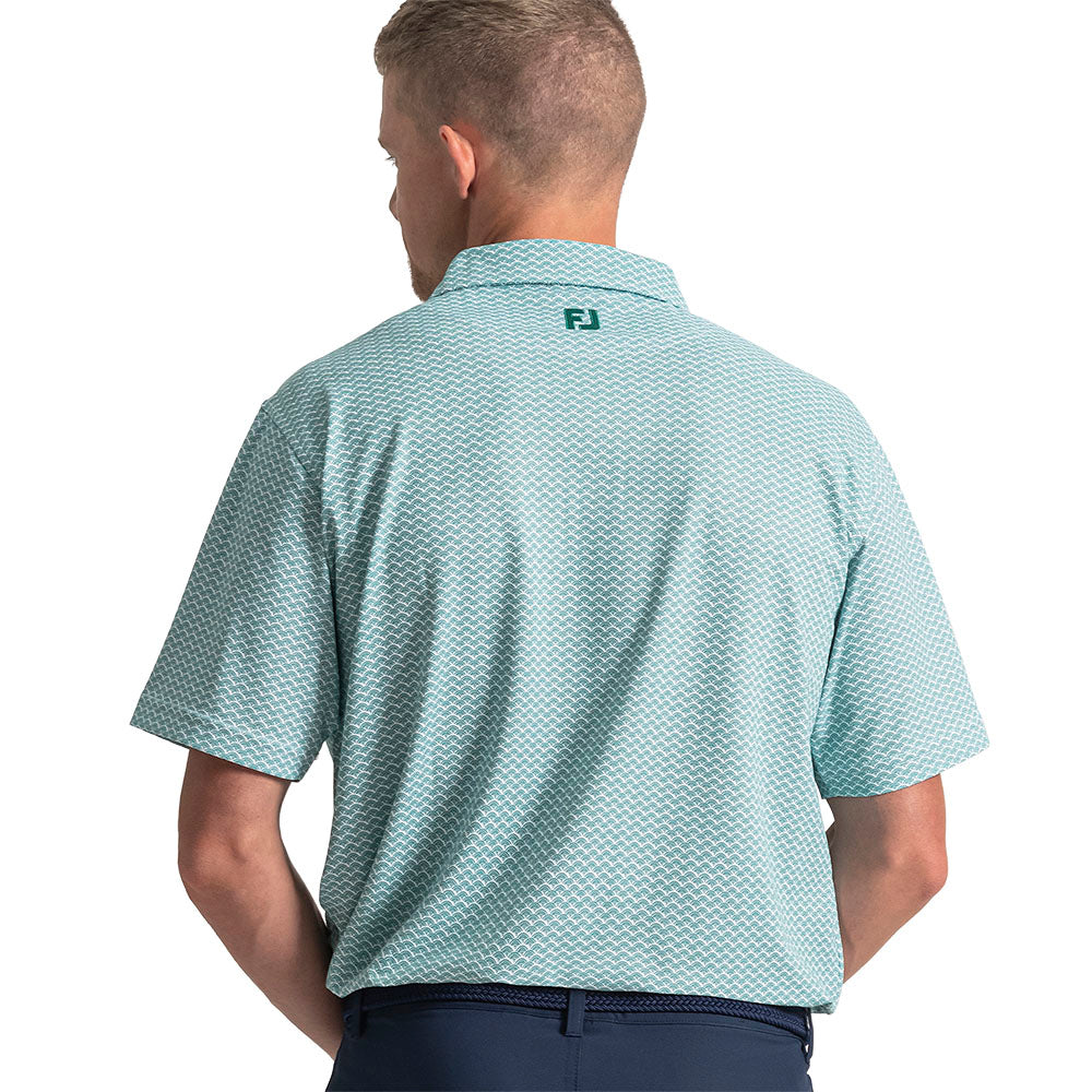 FootJoy Scallop Geo Pique Polo
