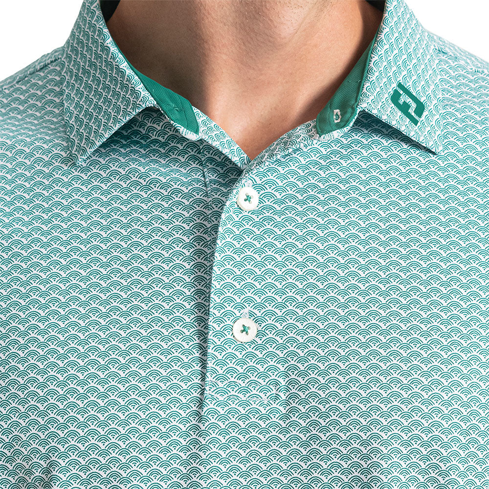FootJoy Scallop Geo Pique Polo