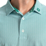 FootJoy Scallop Geo Pique Polo