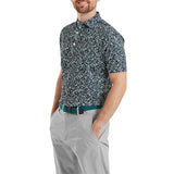FootJoy Watercolor Foral Print Pique Polo
