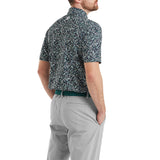FootJoy Watercolor Foral Print Pique Polo