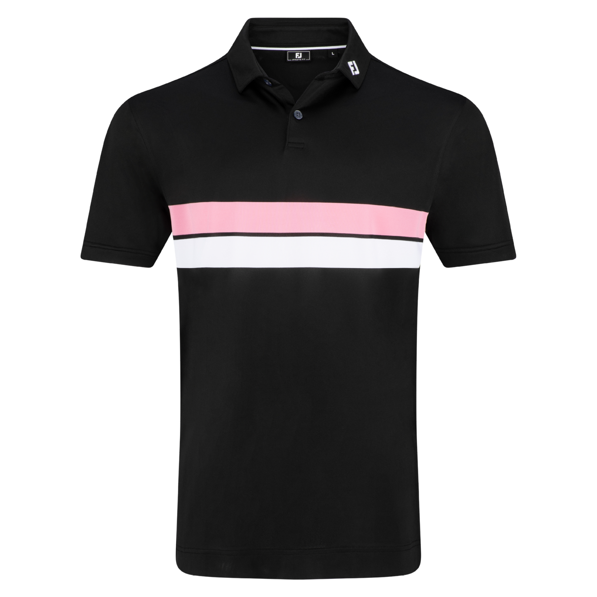 FootJoy Double Chest Band Pique Self Collar Polo