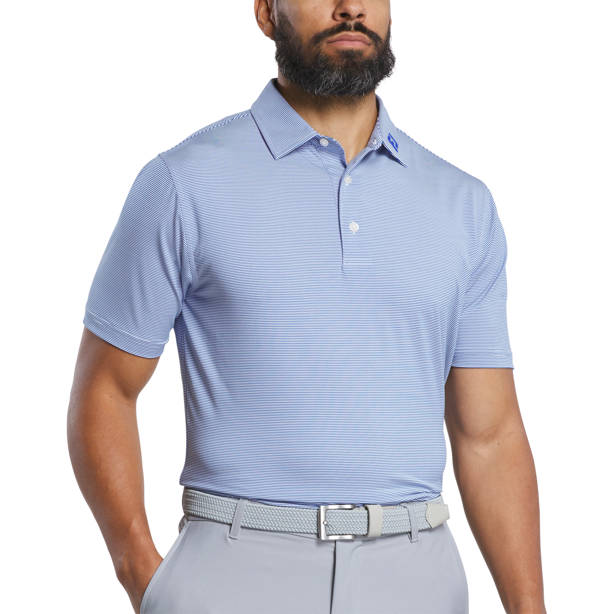 FootJoy Micro Feeder Stripe Polo