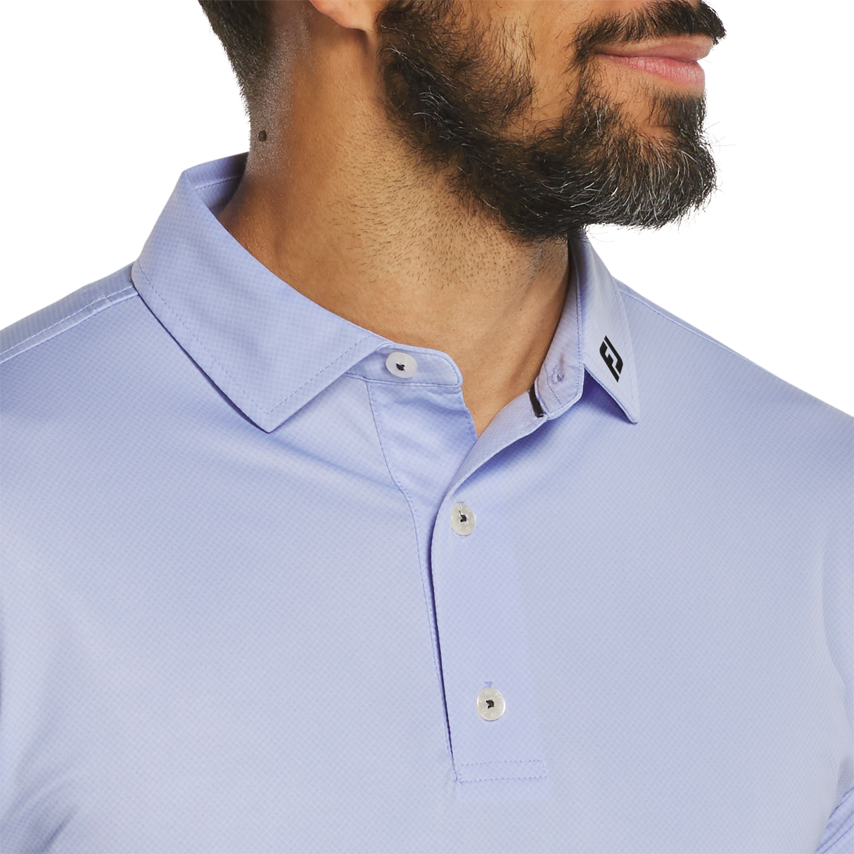 FootJoy Tonal Dot Print Lisle Polo