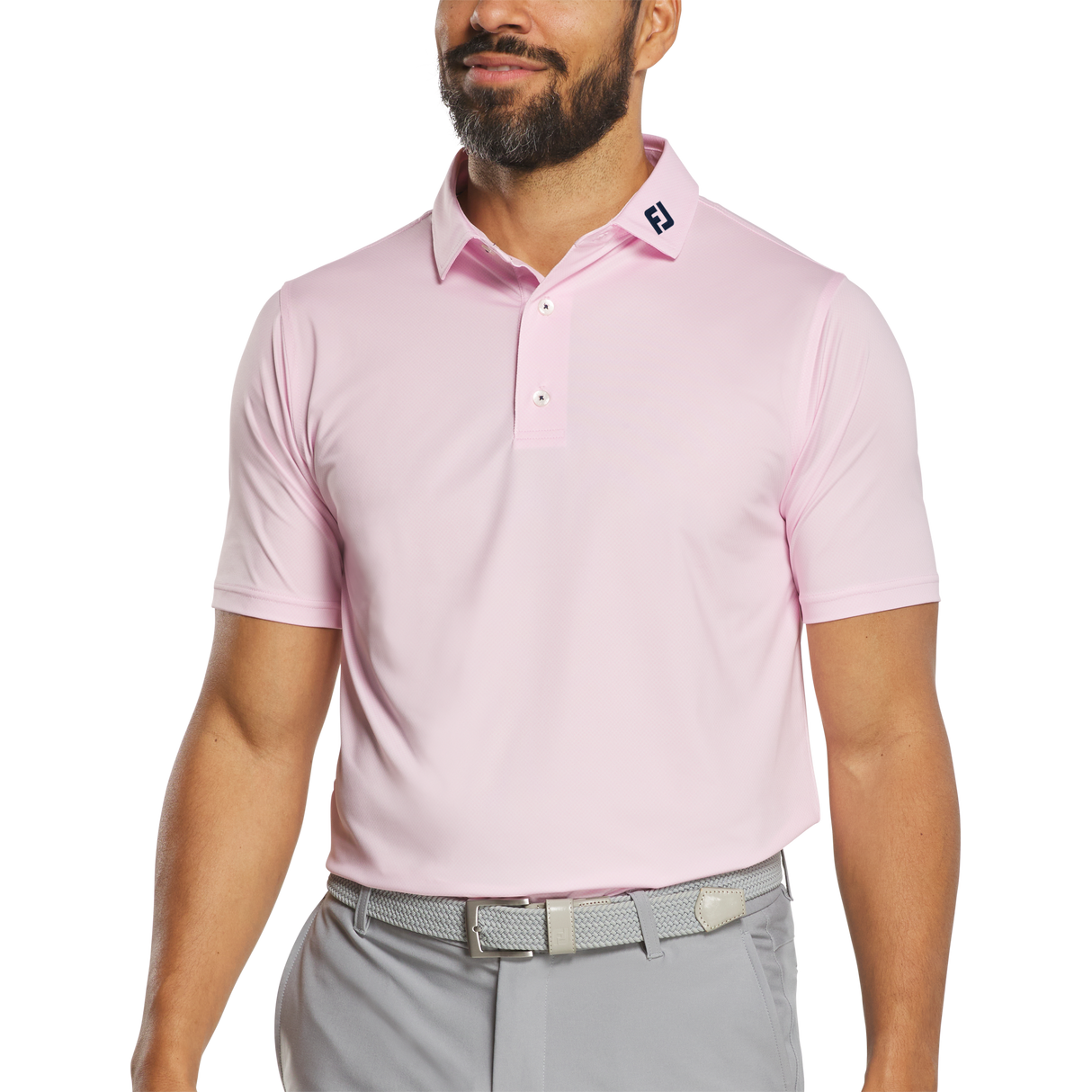 FootJoy Tonal Dot Print Lisle Polo