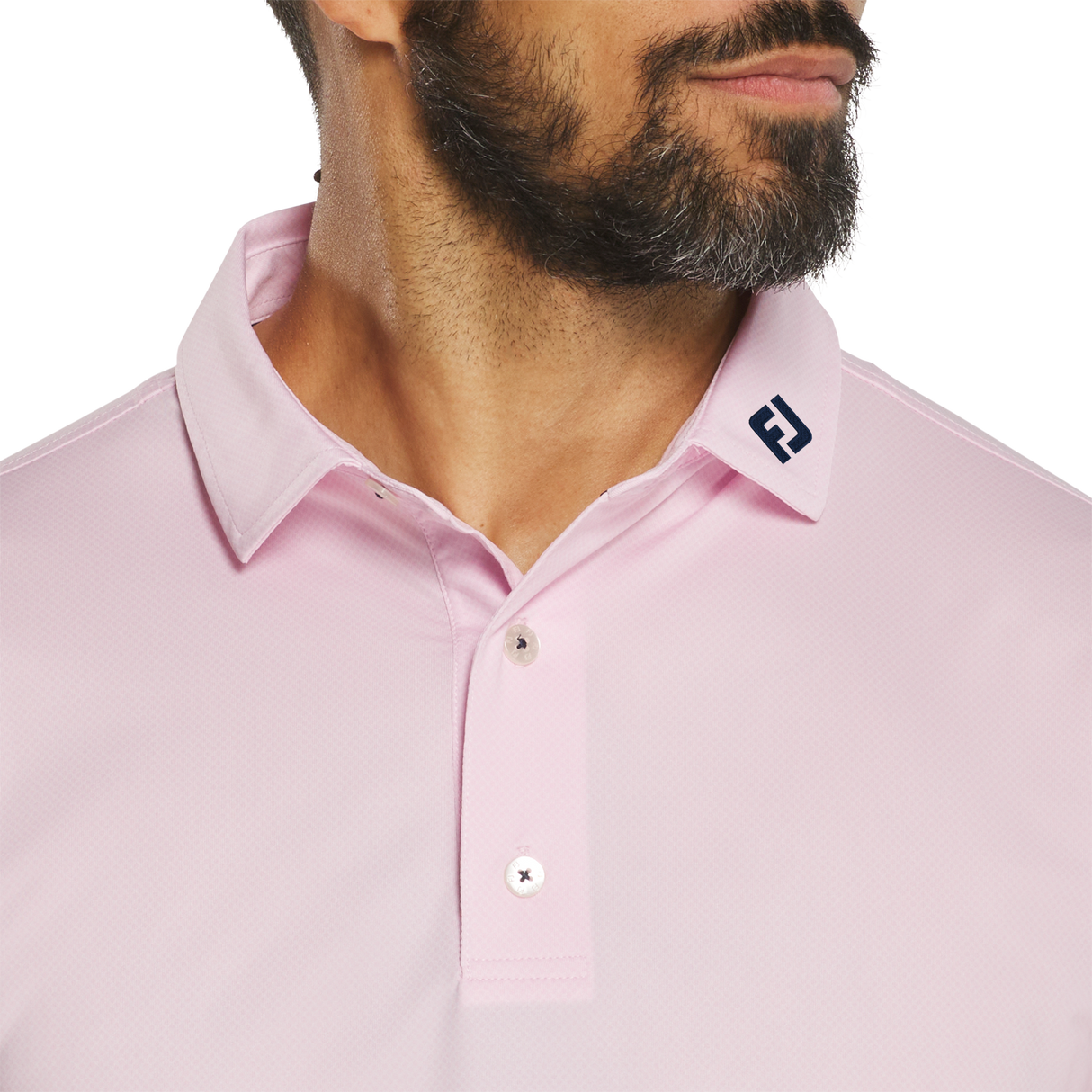 FootJoy Tonal Dot Print Lisle Polo