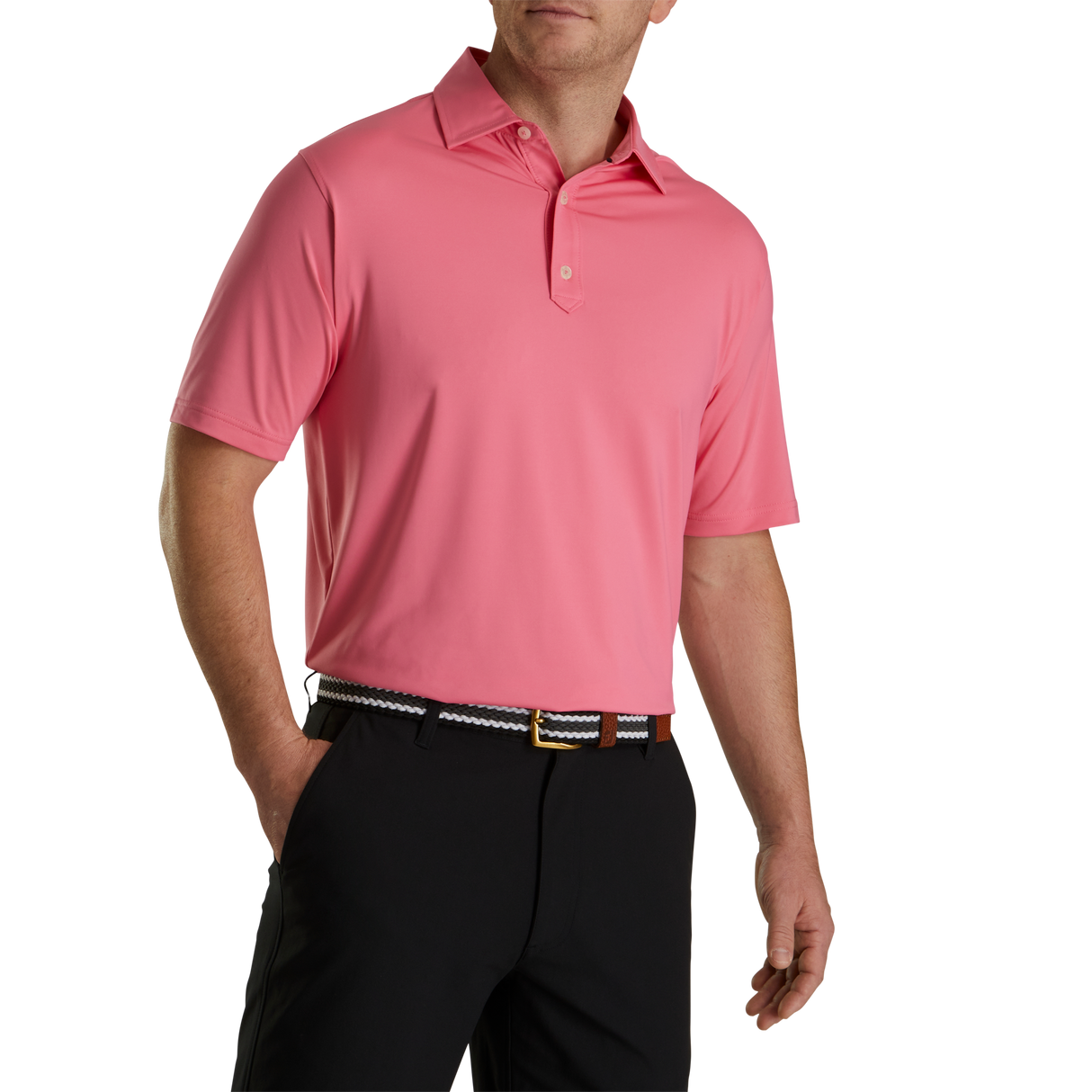Footjoy Lisle Solid Polo
