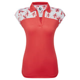 FootJoy CS Blocked Floral Print Ladies Polo