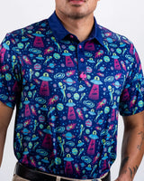 Pins & Aces Alien Invasion Polo