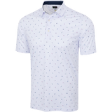 Greg Norman Golf Flags Printed Polo