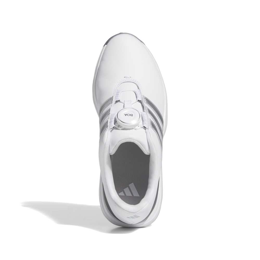 Adidas Tour360 24 BOA Junior Shoe - White/Black/Green Spark