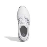 Adidas Tour360 24 BOA Junior Shoe - White/Black/Green Spark