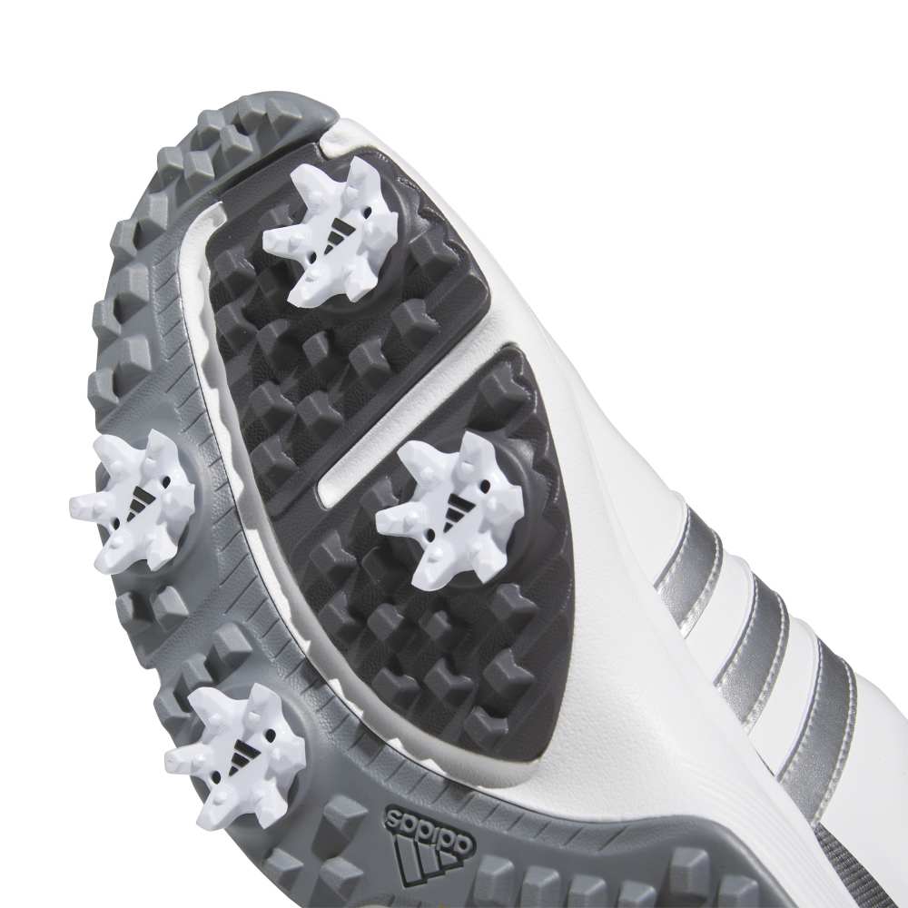 Adidas Tour360 24 BOA Junior Shoe - White/Black/Green Spark