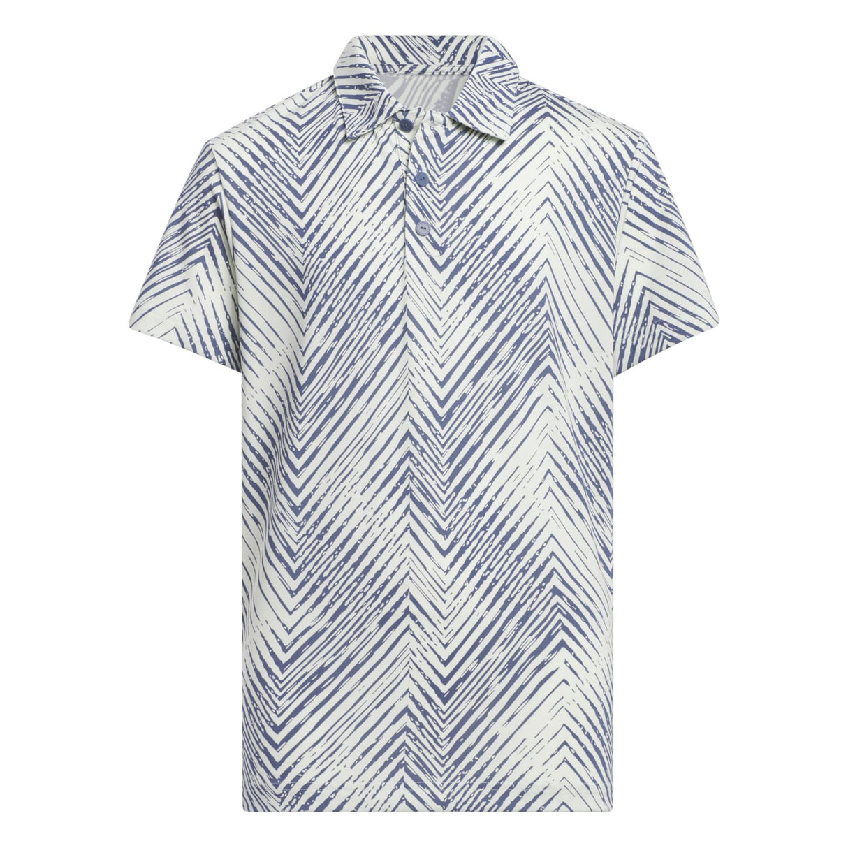 Adidas Herringbone Scripted Boys Polo